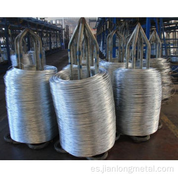 Alambre de acero bajo carbono de hierro galvanizado